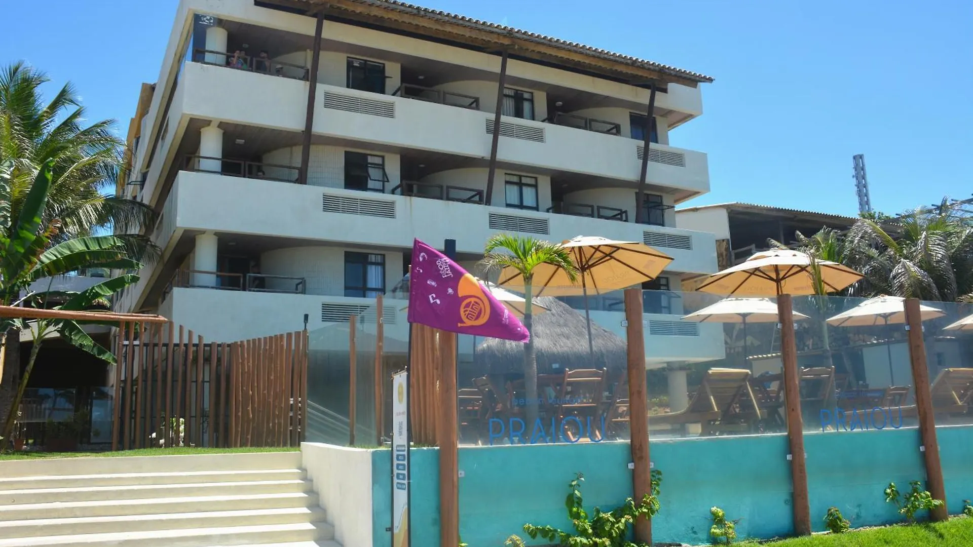 Apartman Apto 206 Frente Mar Elegance Flat Natal Brazília