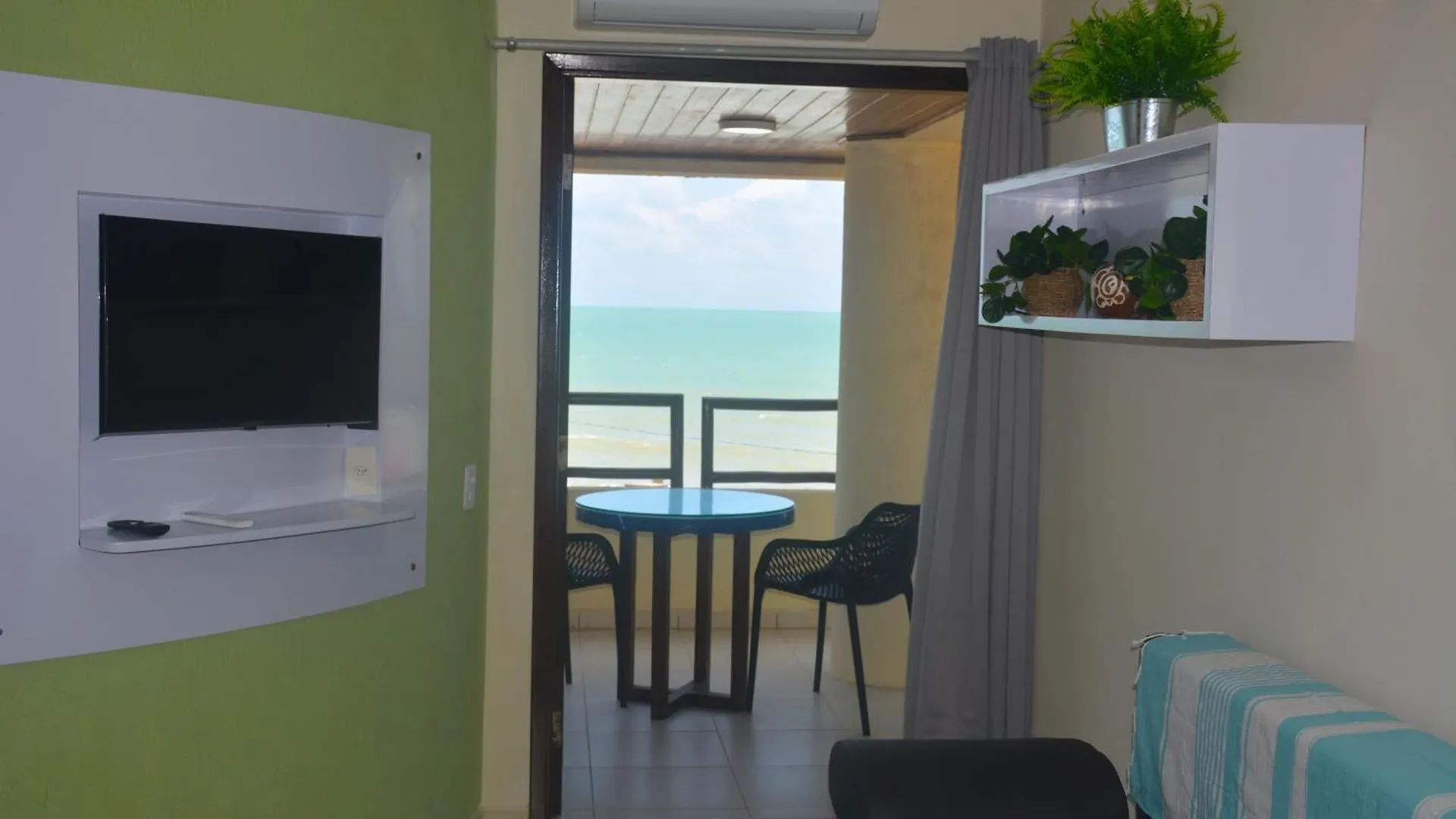 Apartman Apto 206 Frente Mar Elegance Flat Natal Brazília